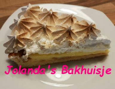 Roomvlaai met schuim