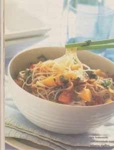 Mihoensalade met pittige kipfilet
