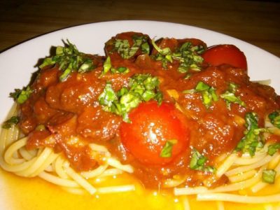 Spaghetti à la puttanesca