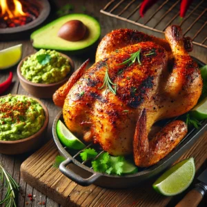 Tex-Mex Gegrilde Kip met Avocadodip
