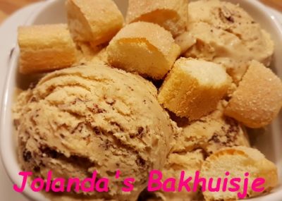 Tiramisu ijs zonder ijsmachine