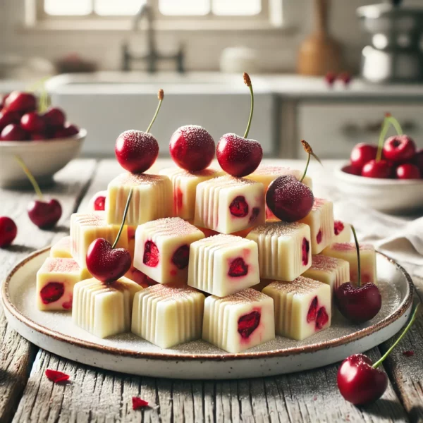 Witte Chocoladekersentruffels met Kirsch