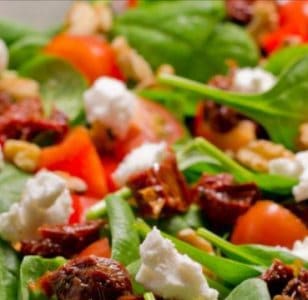 Zoete aardappel stamppot salade