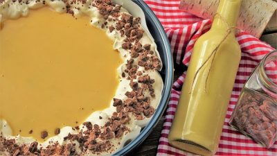 Advocaat kwarktaartje