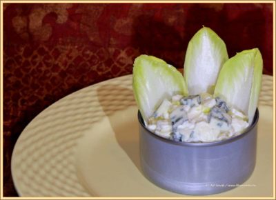 Witlofsalade met gorgonzola