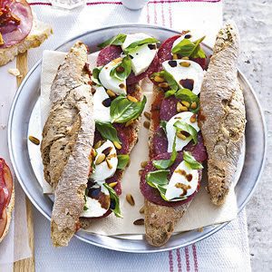 Broodje ossenworst-mozzarella