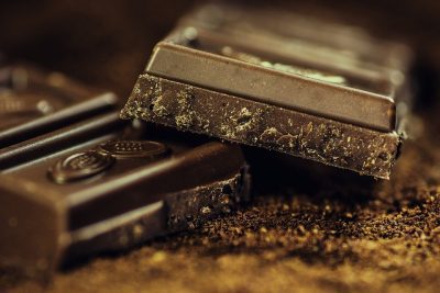 Chocoladetoetje met banaan