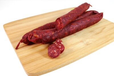 Pittige kapucijner chorizoschotel