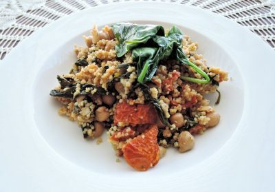 Couscous met kip en dadels