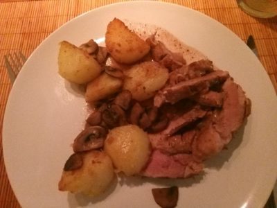 Eendenborstfilet met chocolade-portsaus