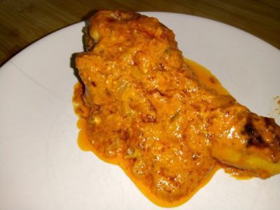 Fricassee van kip uit Lyon