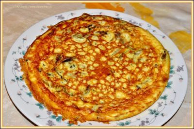 Frittata met ‘Radic di mont’