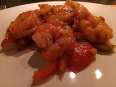 Garnalen met paprika