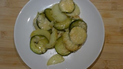 Gratin van courgette en aardappel