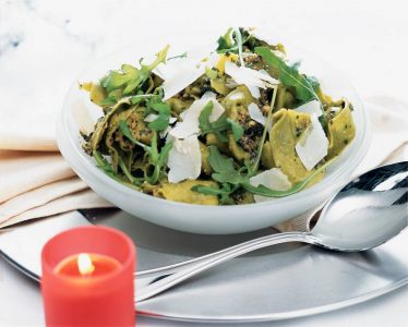 Tortelloni met rucolapesto