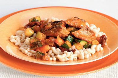 Macaroni met makreel