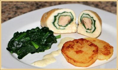 INVOLTINI DI POLLO CON TONNO E SPINACI