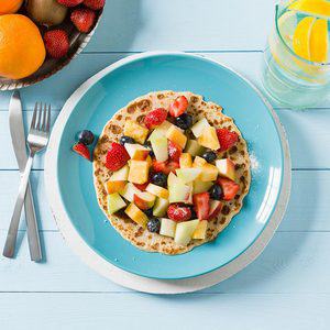 PANNENKOEK MET ZOMER FRUIT