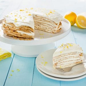 PANNENKOEKEN TAART MET FRISSE MASCARPONE CRÈME