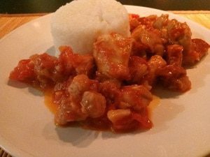 Kip met chorizo