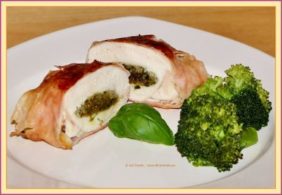 Recept: Kipfilet gevuld met pesto