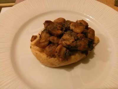 Kipfilet gevuld met champignons