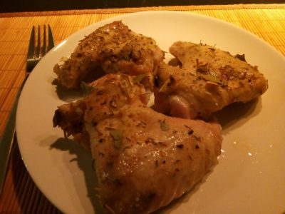 Kipvleugels uit de oven