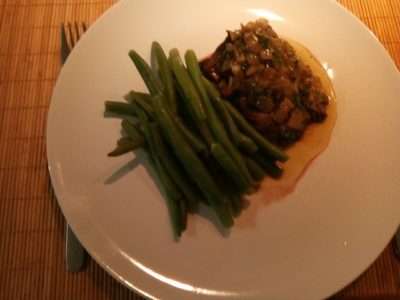 Longhaas met sjalottensaus