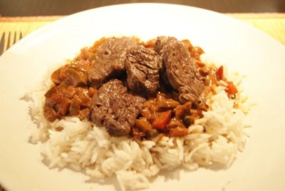 Beef stroganoff