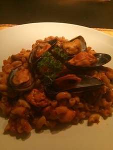 Macaroni met Zeeuwse mosselen