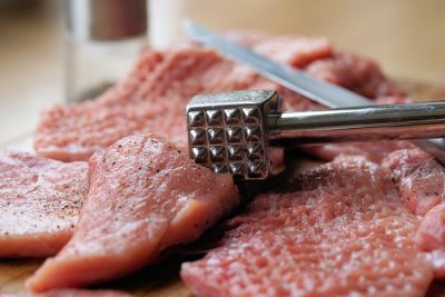 Varkensfilets gevuld met rucolapesto