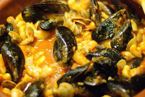 Mossel scampi roomsoep