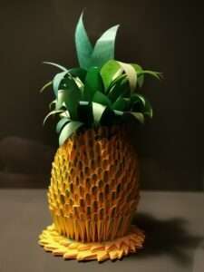 Gegrilde Ananas met Sinaasappel-Honingdressing