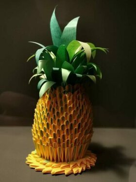 Gegrilde Ananas met Sinaasappel-Honingdressing