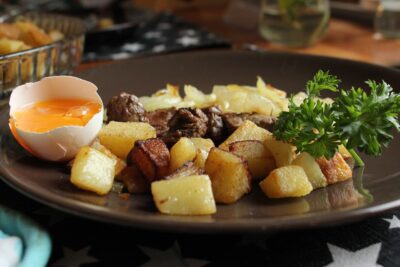 Aardappelblokjes
