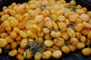 Aardappelen in knoflookmayonaise