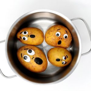 Aardappelen in bouillon