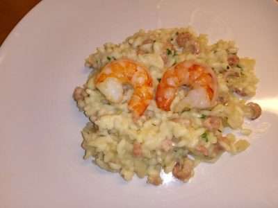 Risotto met garnalen