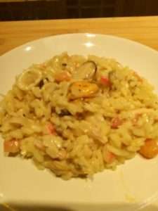 Risotto met zeevruchten
