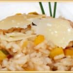 Risotto met gele courgette