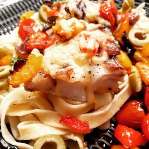 Tagliatelle met snoekbaarsfiletjes á la Rob Heijdra
