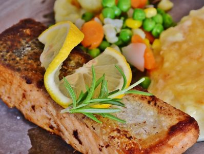 Zalm met citrussalade