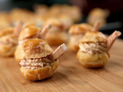 Gevulde soesjes met foie gras