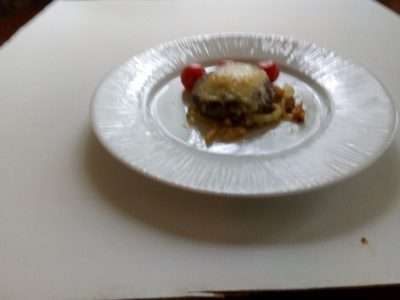 Steak haché met kaas
