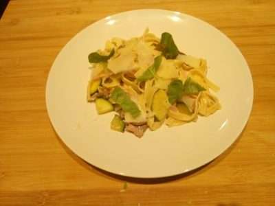 Tagliatelle in romige saus