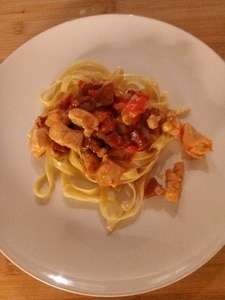 Tagliatelle op zijn Spaans