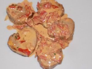 Varkenshaas met chorizo roomsaus