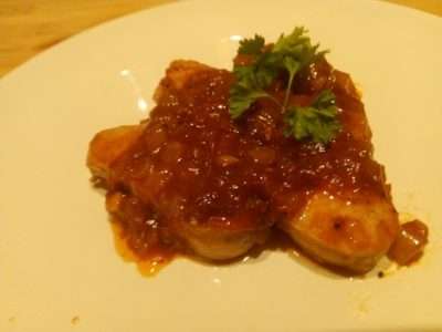 Varkenshaas met sjalottensaus