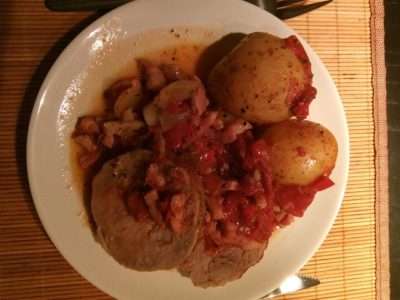 Varkensrollade à l’Andalusie